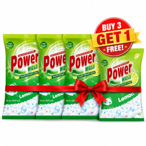 Power Wash Lemon Detergent 500g Combo (B3G1)