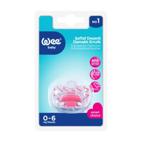 Wee Baby Transparent Patterned Orthodontical Sooth...
