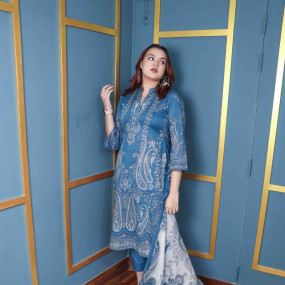 Lawn Cotton Unstitched Three Piece