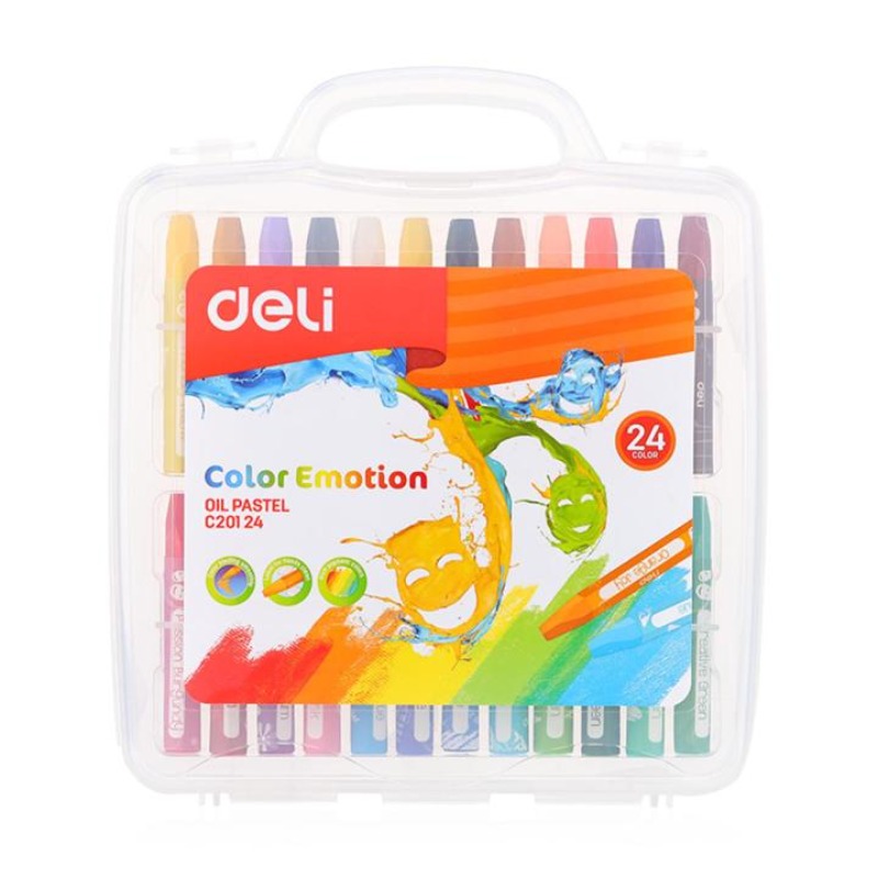 Deli Color Emotion Oil Pastel C20124 ( 24 Color)