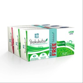 Shokubutsu Soap Fresh Floral 100 [Buy 2 Get 1]