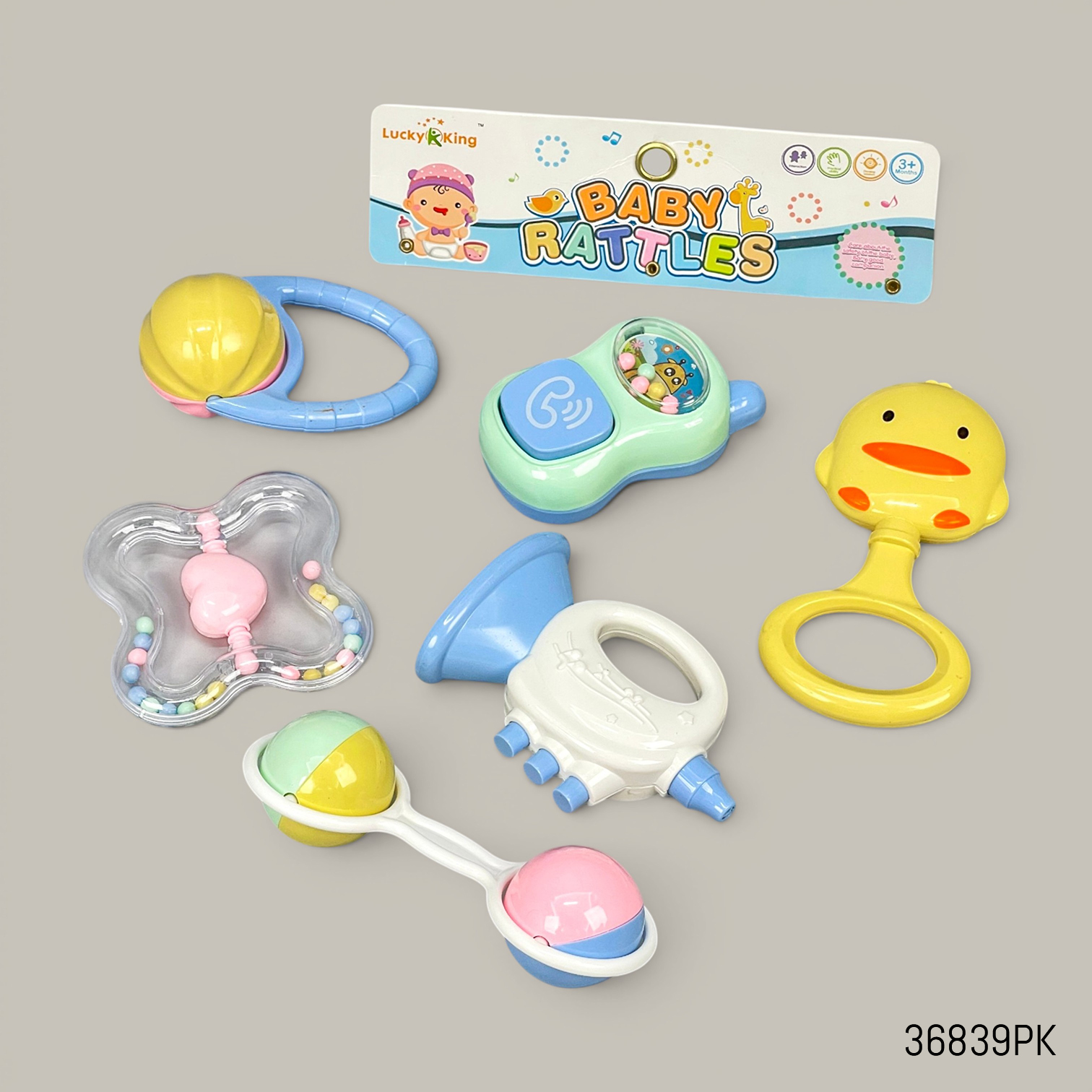 Baby Rattles Jhunjhuni Playing Set 6pcs