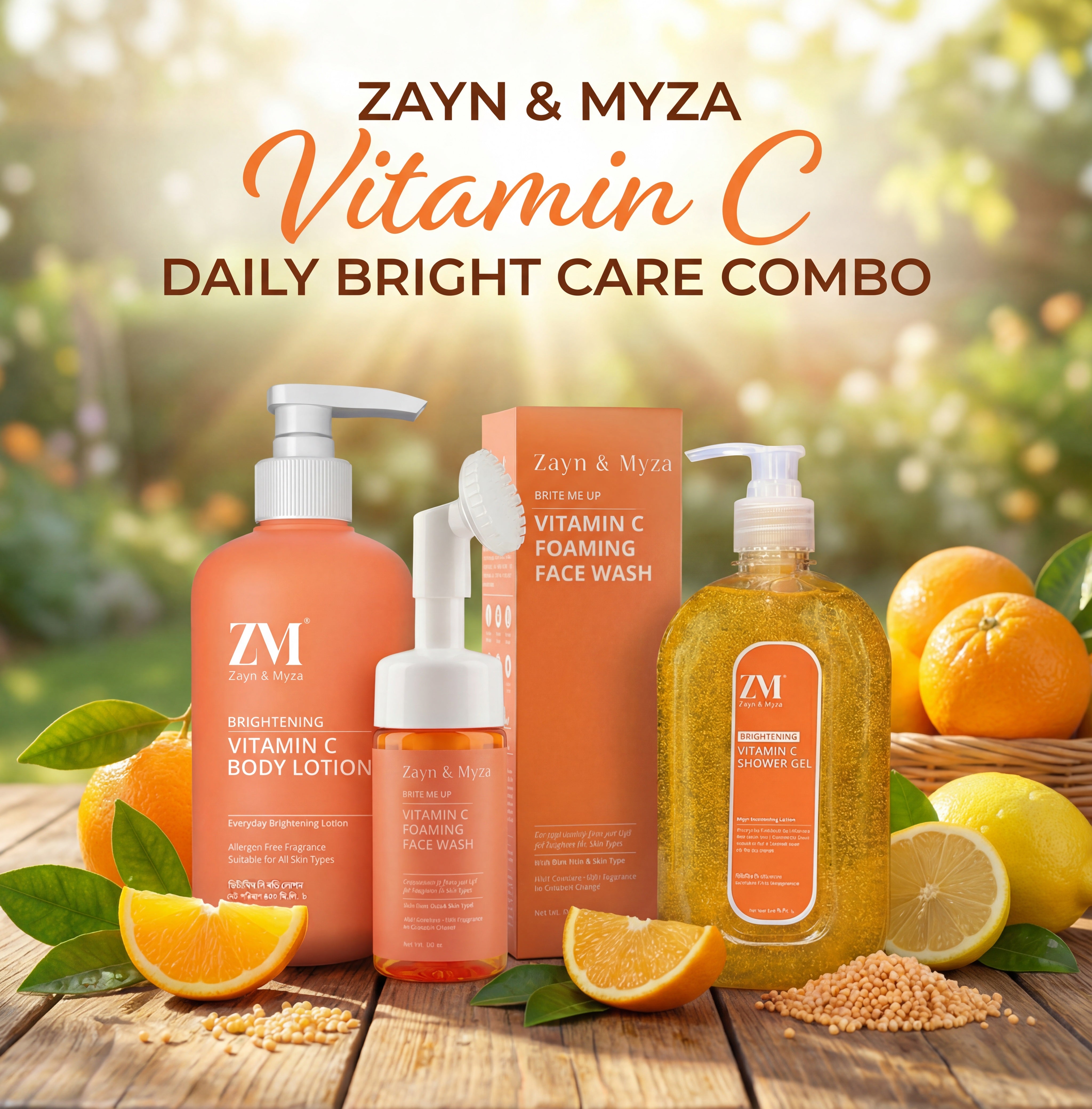 Zayn & Myza Vitamin C Daily Bright Care Combo