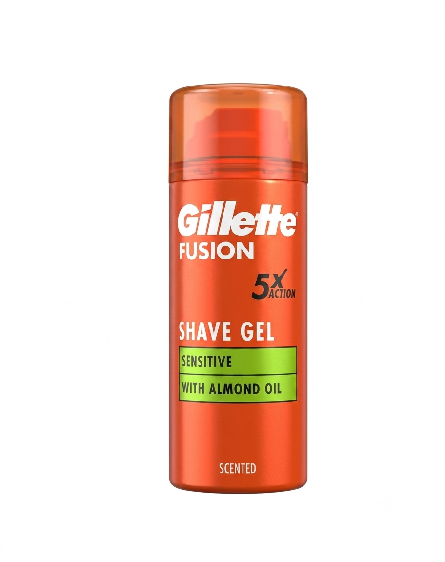 Gillette Fusion 5 Sensitive With Almond Oil Shave Gel Scented (75ml)