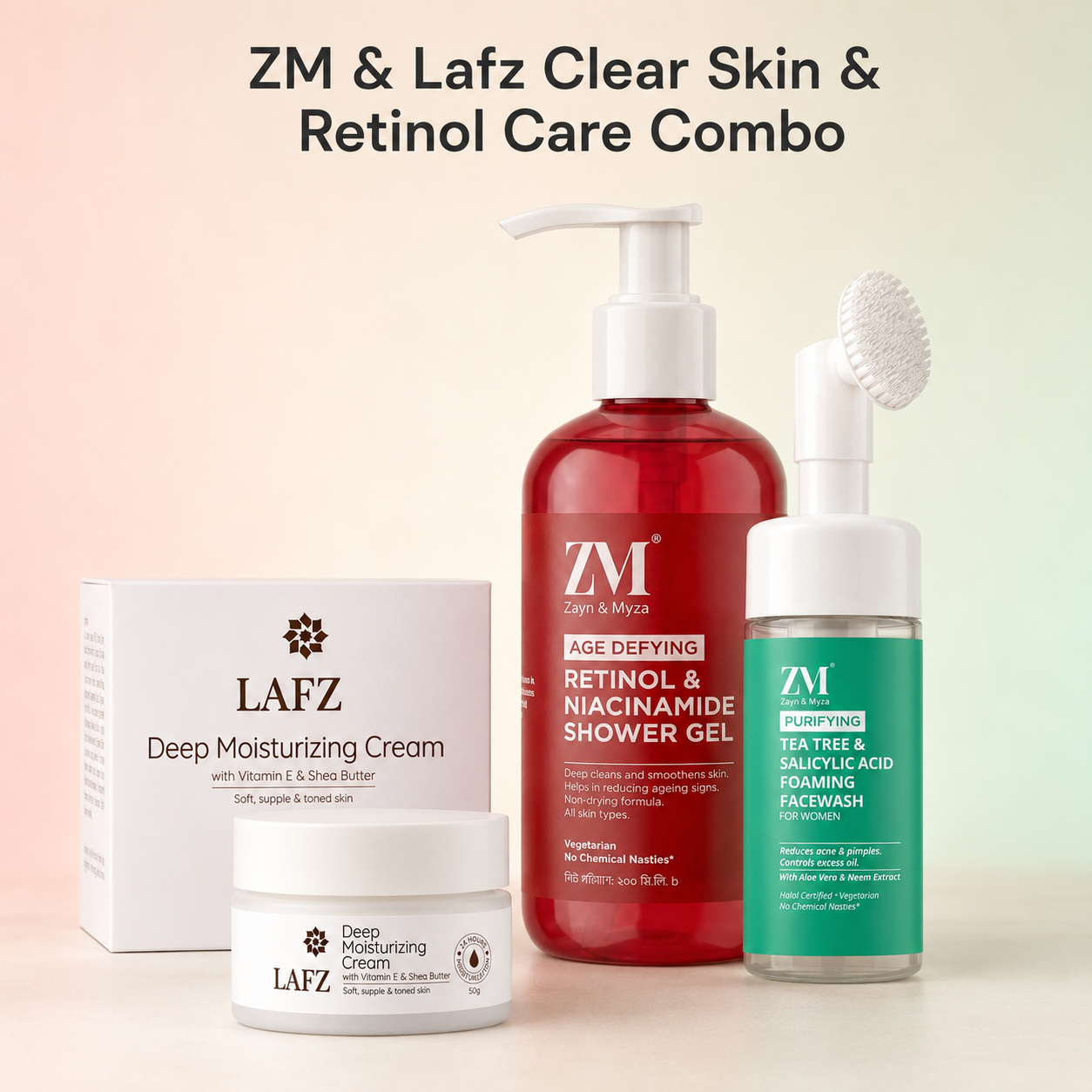 ZM & Lafz Clear Skin & Retinol Care Combo