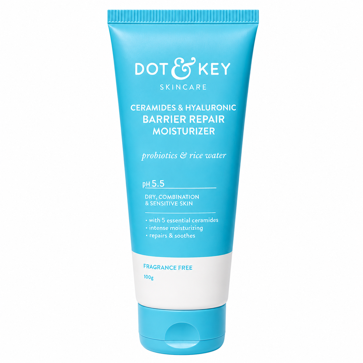 Dot & Key Barrier Repair Moisturizer with Ceramides & Hyaluronic (100g)