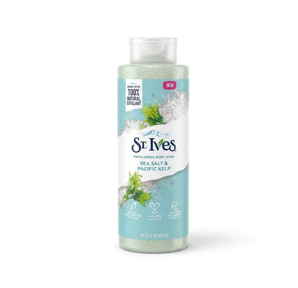 St. Ives Sea Salt & Pacific Kelp Exfoliating Body Wash 650ml