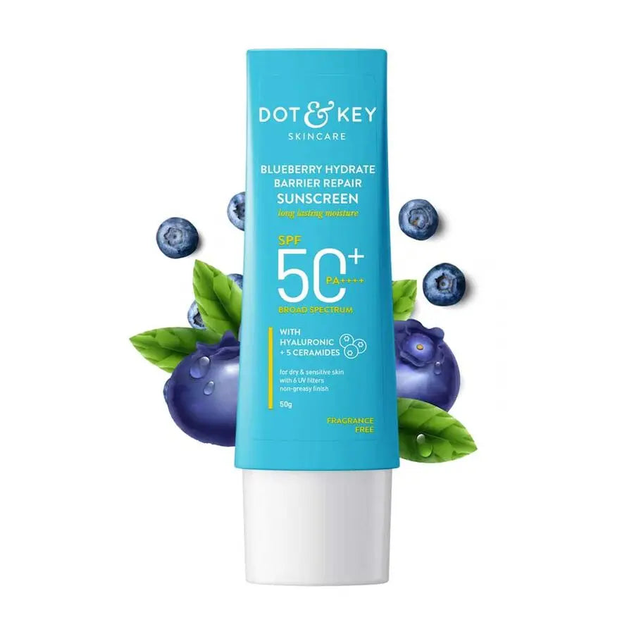 Dot & Key Blueberry Hydrate Barrier Repair Sunscreen SPF 50+ PA++ (80g)