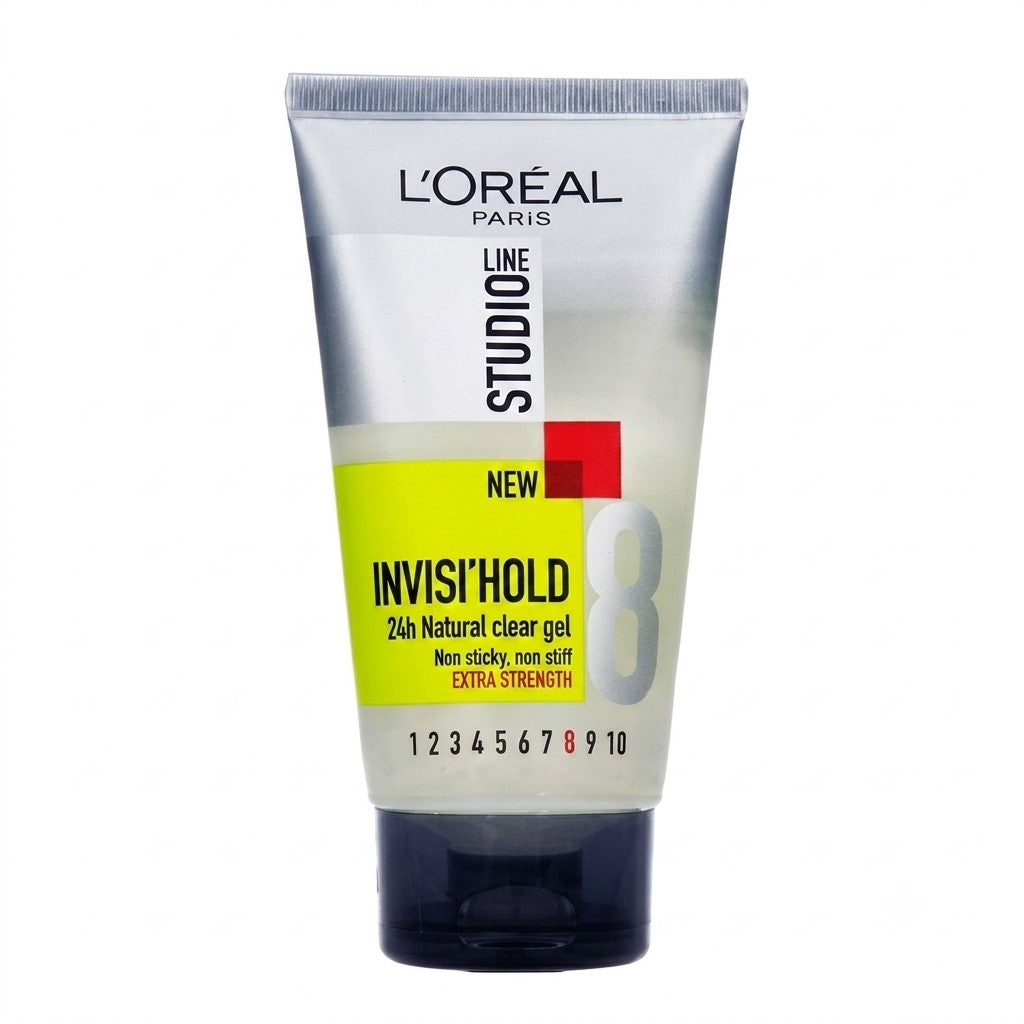 L'Oréal Studio Line 8 Extra Strength Invisi'Hold 24h Natural Clear Gel (150ml)