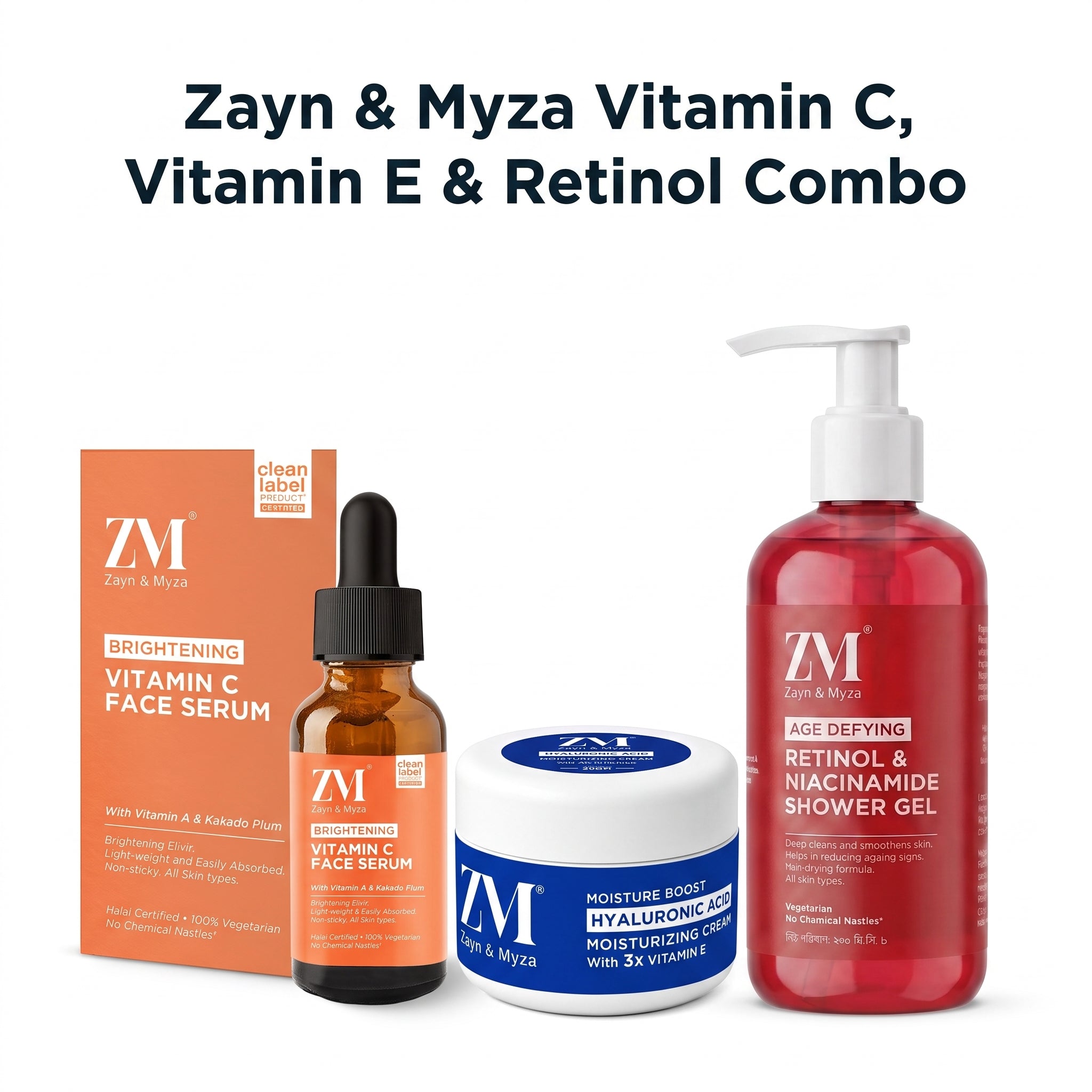 Zayn & Myza Vitamin C, Vitamin E & Retinol Combo